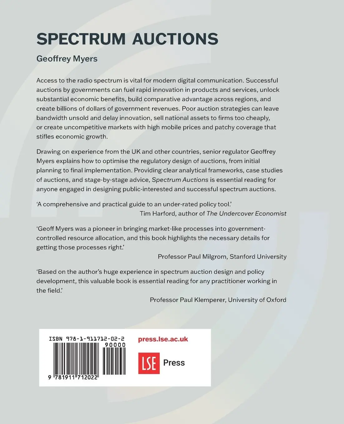 Rückseite: 9781911712022 | Spectrum Auctions | Geoffrey Myers | Taschenbuch | Englisch | 2023