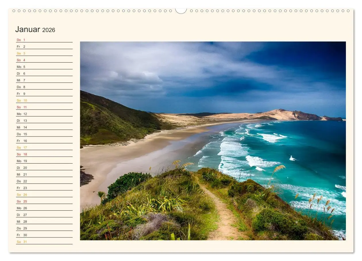 Bild: 9783457962022 | Neuseeland - atemberaubend schön (Wandkalender 2026 DIN A2 quer),...
