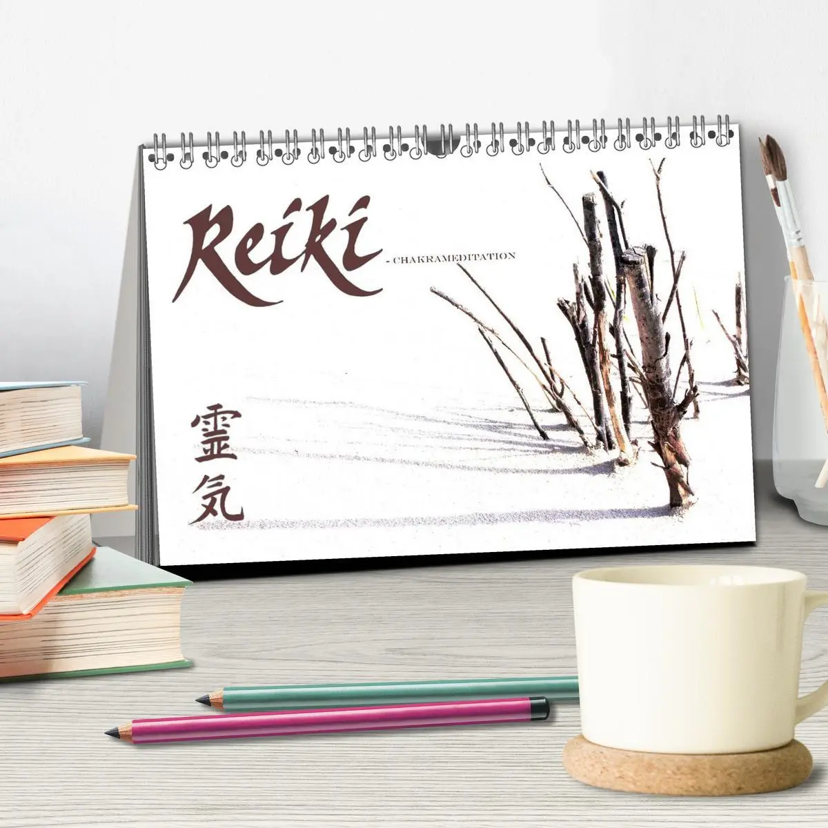 Bild: 9783516052022 | REIKI - Chakrameditation (Tischkalender 2026 DIN A5 quer), CALVENDO...