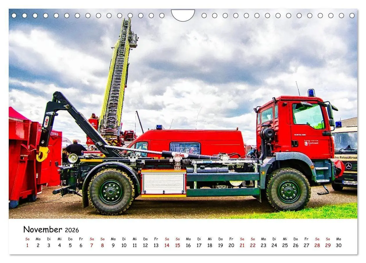 Bild: 9783516672022 | Blaulichttag, unsere Retter! (Wandkalender 2026 DIN A4 quer),...