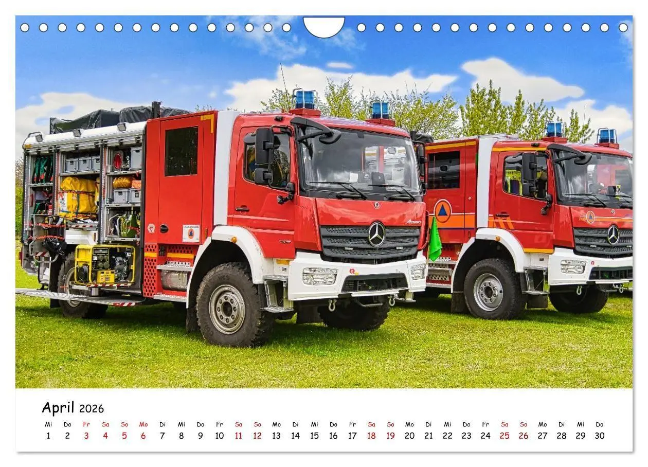 Bild: 9783516672022 | Blaulichttag, unsere Retter! (Wandkalender 2026 DIN A4 quer),...