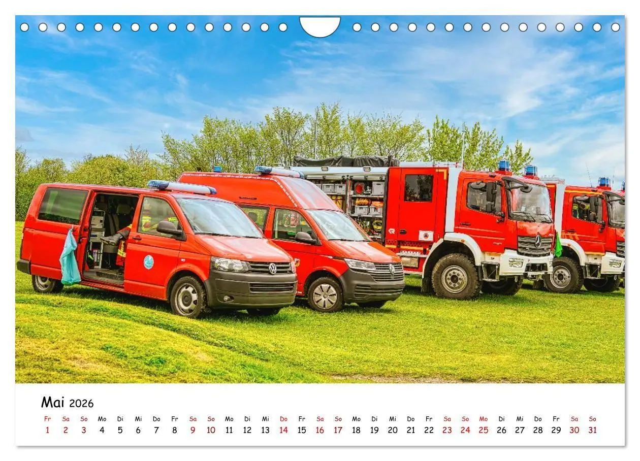 Bild: 9783516672022 | Blaulichttag, unsere Retter! (Wandkalender 2026 DIN A4 quer),...