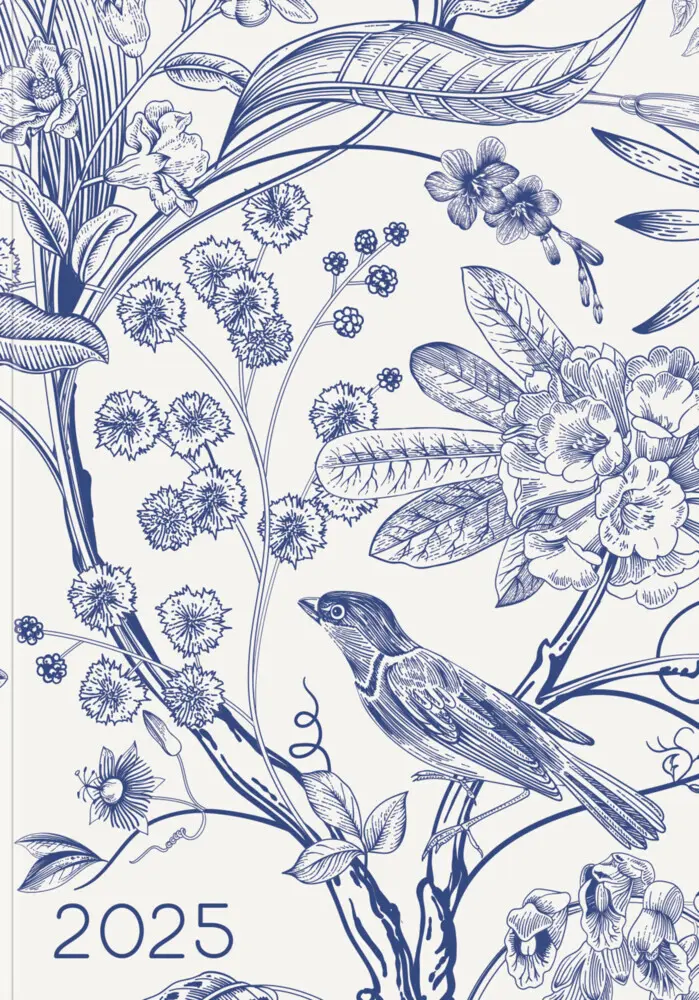 Cover: 9783731882022 | Lady-Timer Blue Garden 2025 | Korsch Verlag | Kalender | Deutsch