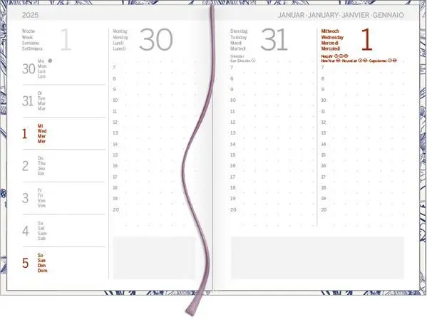 Bild: 9783731882022 | Lady-Timer Blue Garden 2025 | Korsch Verlag | Kalender | Deutsch