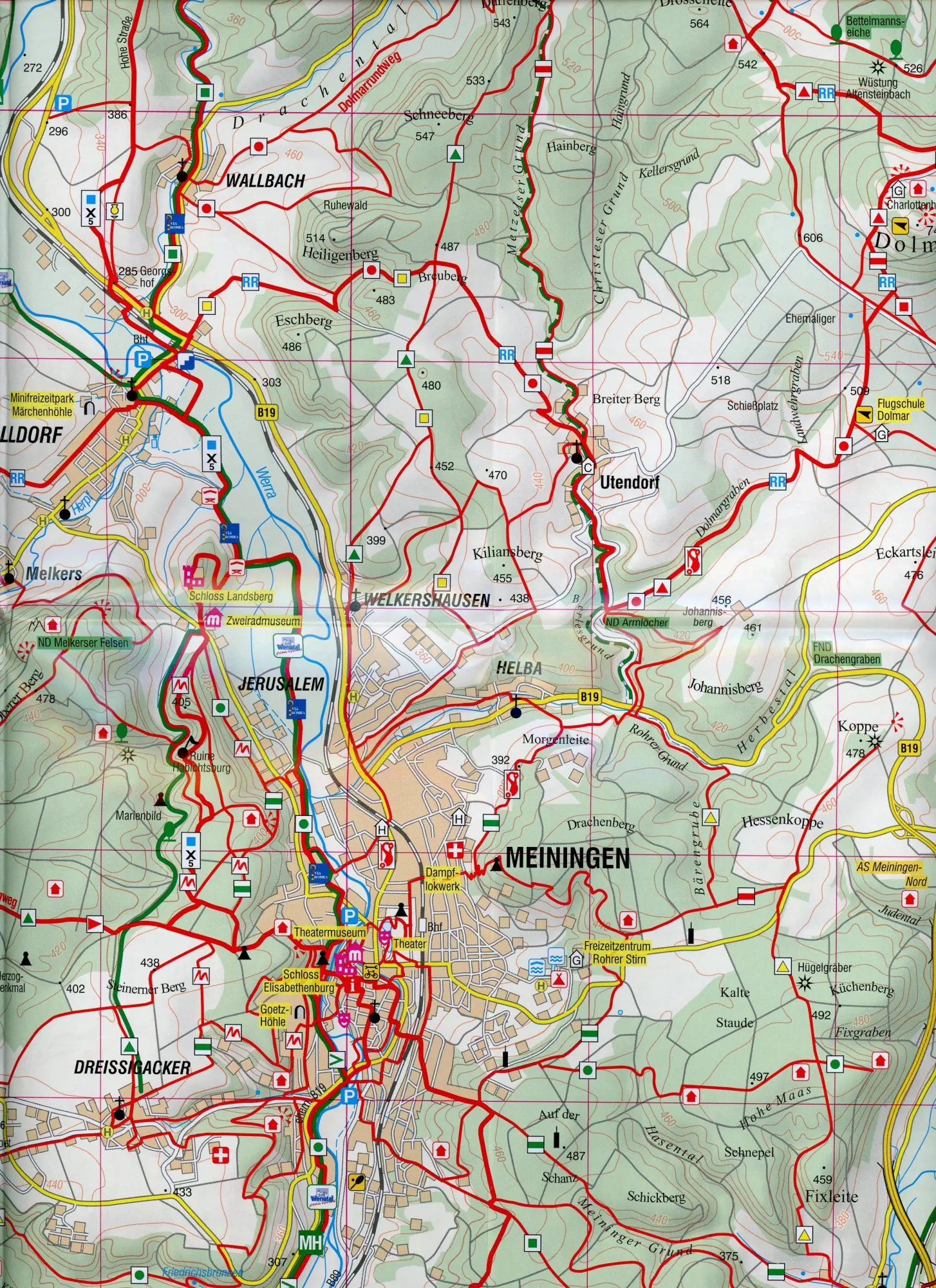 Bild: 9783869732022 | Schmalkalden - Meiningen &amp; Suhl 1:35 000 | (Land-)Karte | Deutsch