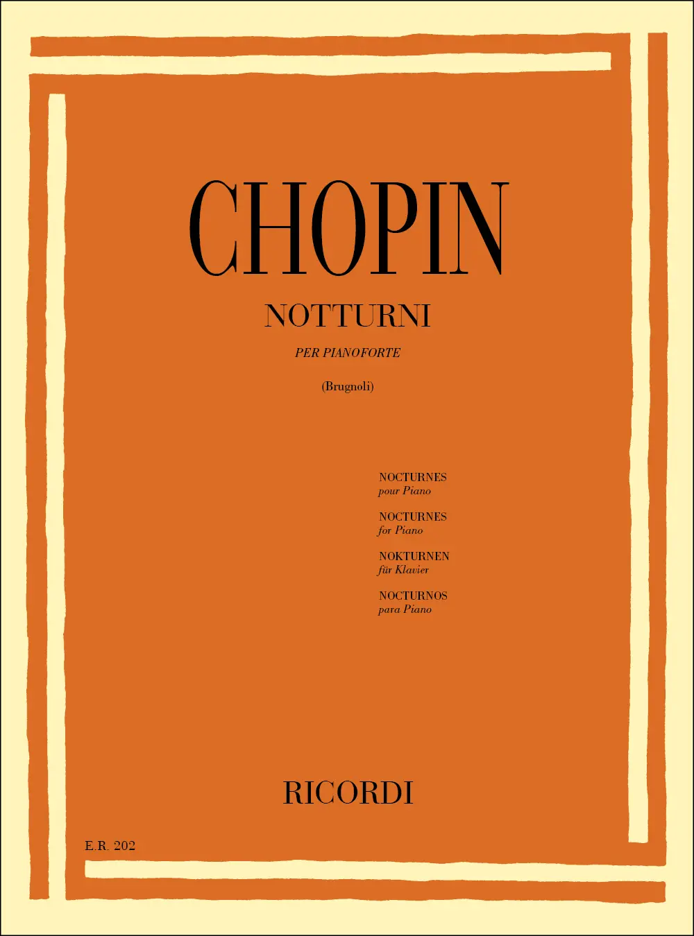 Cover: 9790041802022 | Notturni | Per Pianoforte - Ed. Didattico-Critico-Comparativa | Chopin