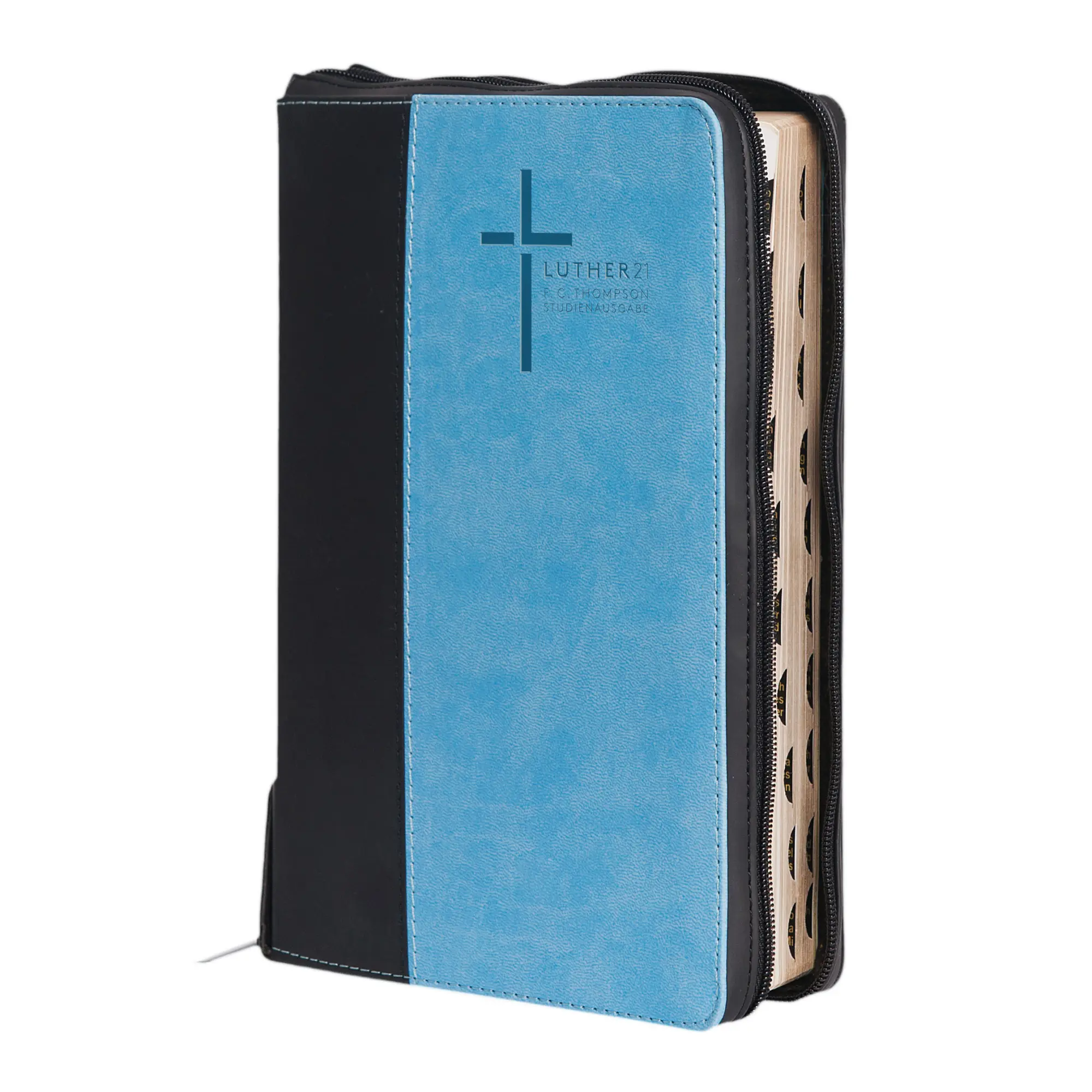 Cover: 9783037712122 | Luther21 Thompson Studienausgabe schw/blau | La Buona Novella CH