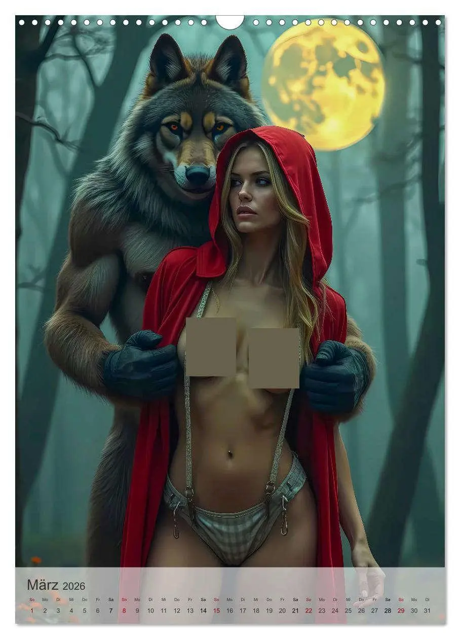 Bild: 9783457262122 | Spicy Fantasy - Märchen für Erwachsene (Wandkalender 2026 DIN A3...