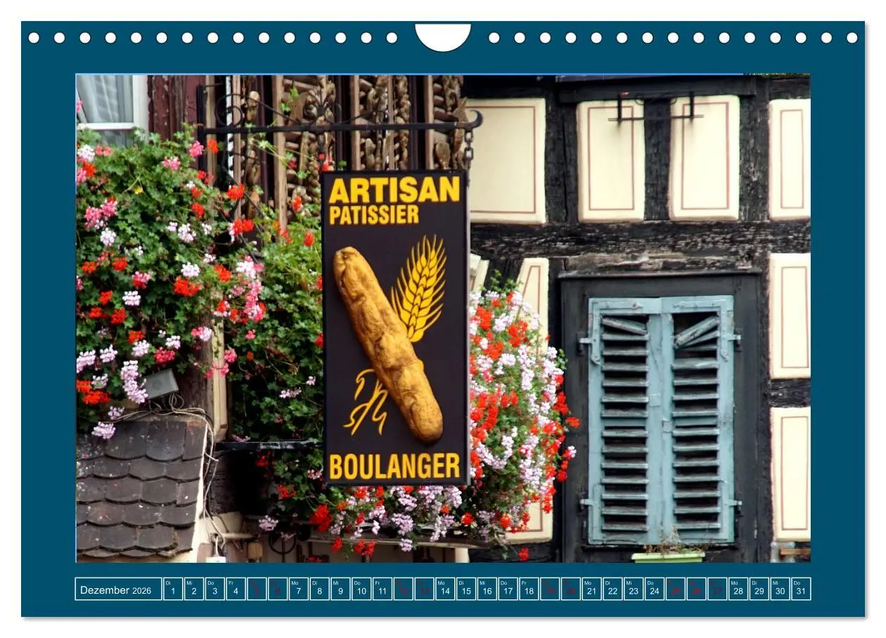 Bild: 9783457642122 | Faszinierendes Elsass (Wandkalender 2026 DIN A4 quer), CALVENDO...