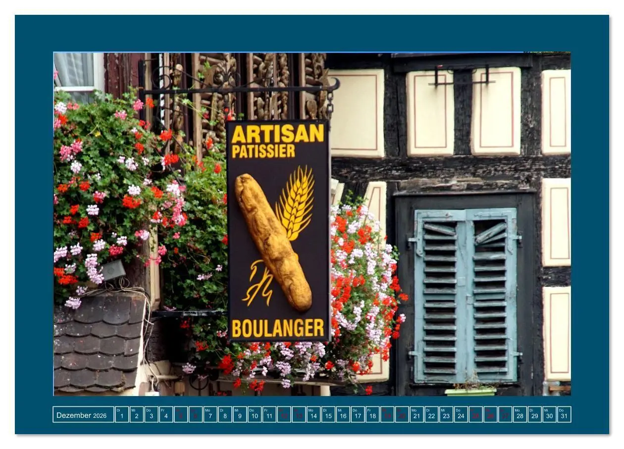 Bild: 9783457642122 | Faszinierendes Elsass (Wandkalender 2026 DIN A4 quer), CALVENDO...