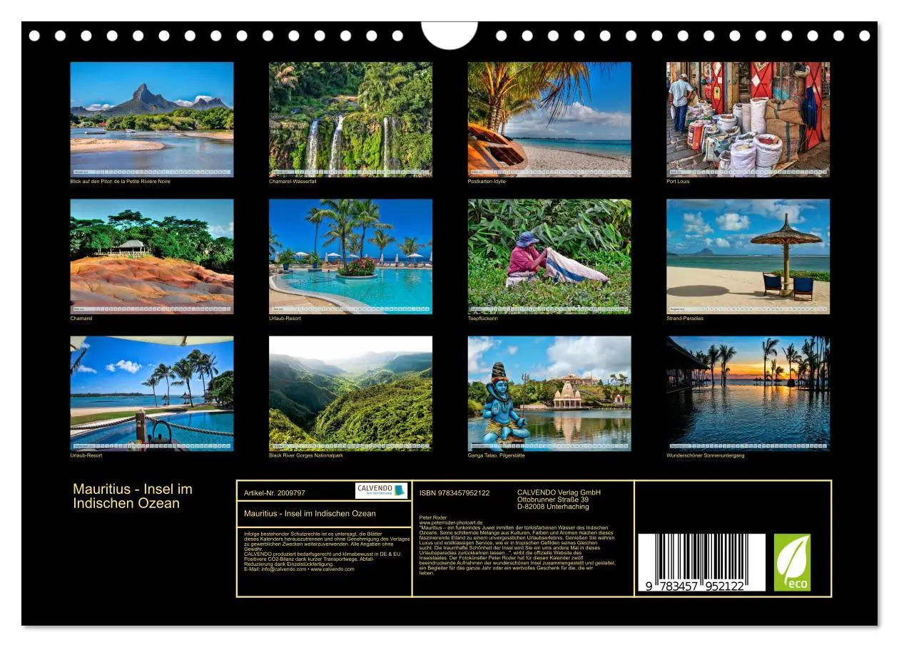 Bild: 9783457952122 | Mauritius - Insel im Indischen Ozean (Wandkalender 2026 DIN A4...