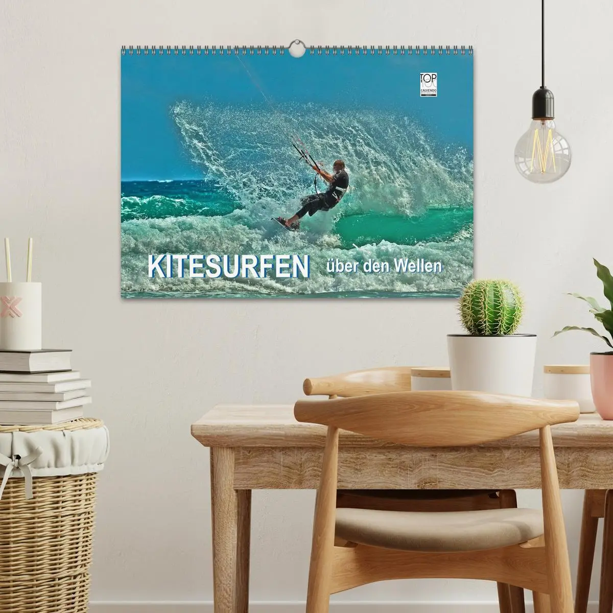 Bild: 9783516042122 | Kitesurfen - über den Wellen (Wandkalender 2026 DIN A3 quer),...