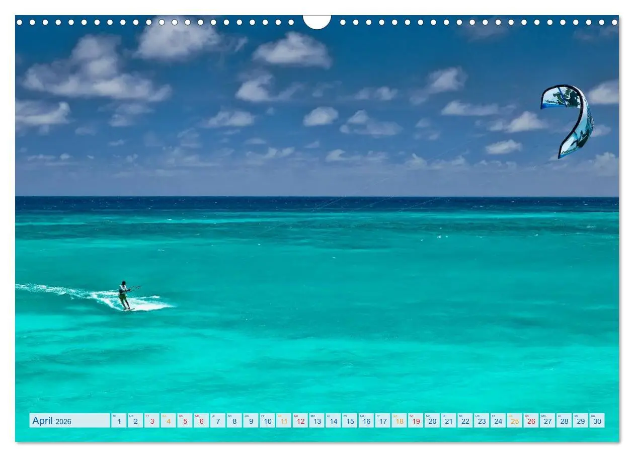 Bild: 9783516042122 | Kitesurfen - über den Wellen (Wandkalender 2026 DIN A3 quer),...