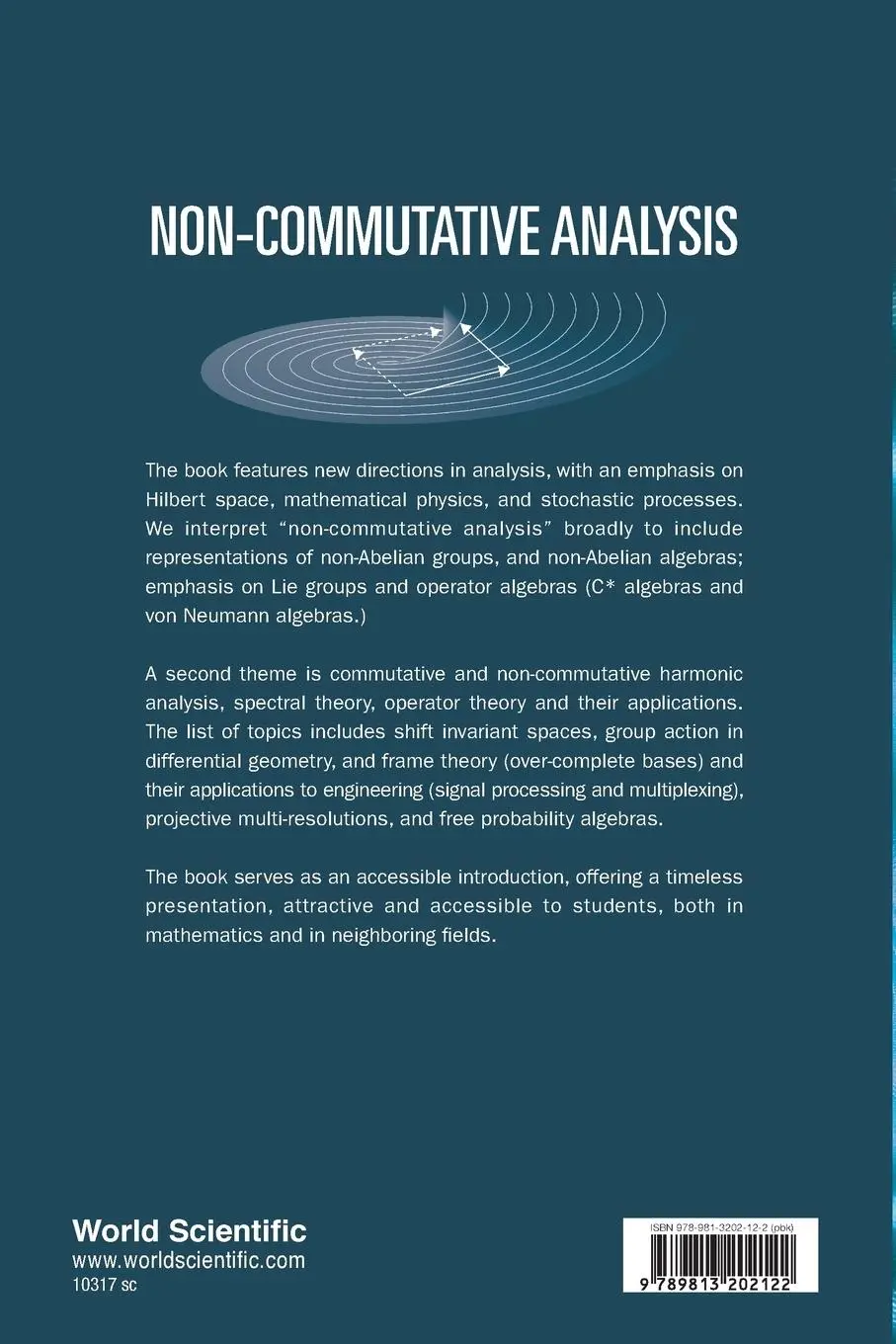 Rückseite: 9789813202122 | NON-COMMUTATIVE ANALYSIS | Jorgensen Palle | Taschenbuch | Englisch