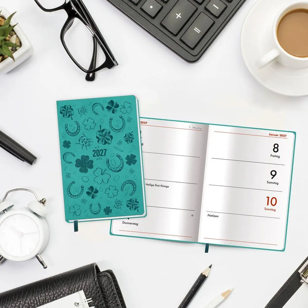 Bild: 4251901512222 | TRÖTSCH - Taschenkalender A7 Soft Touch Glück 2027 | KG | Kalender