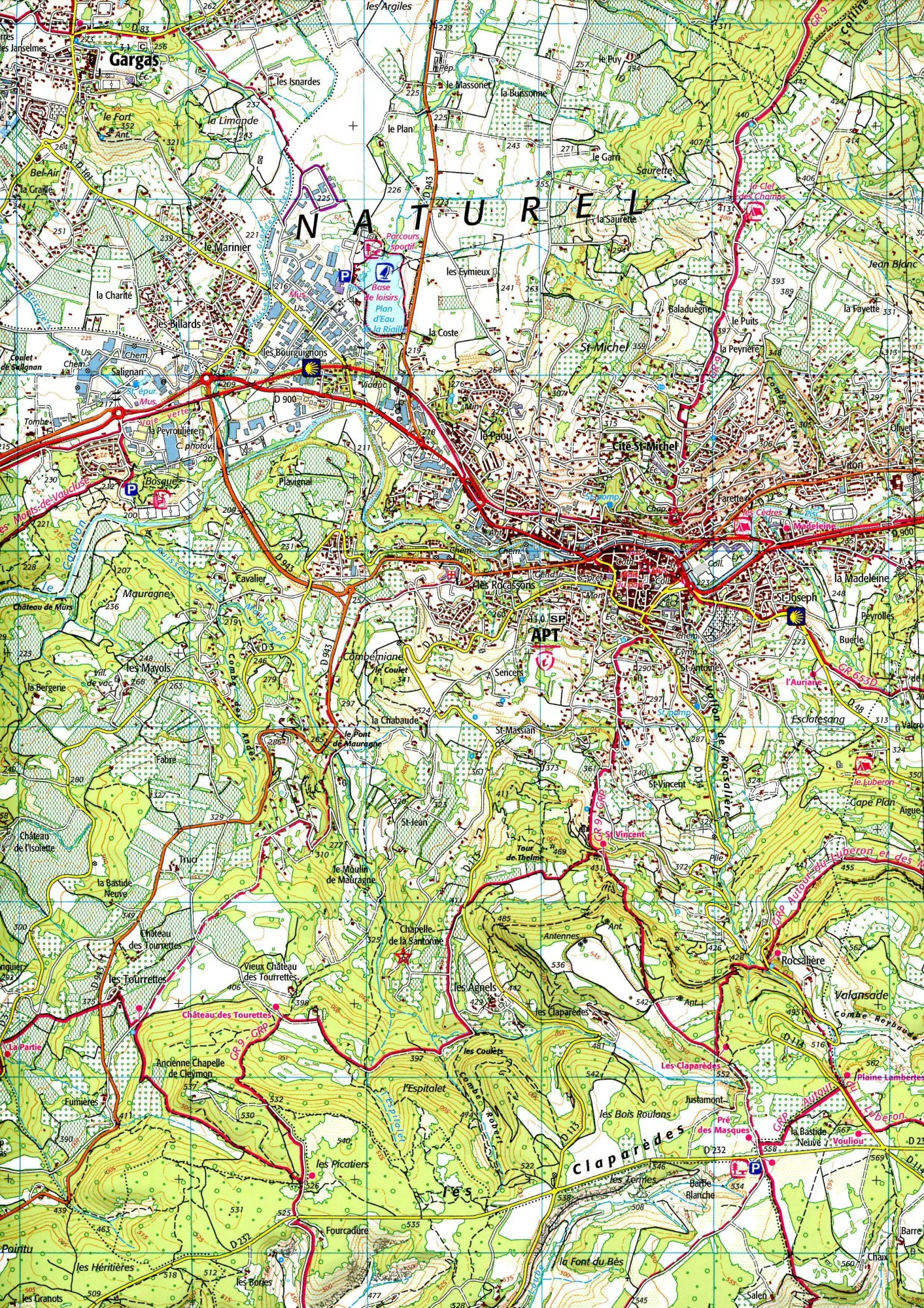 Bild: 9782758552222 | Apt PNR d.Luberon 1:25 000 | (Land-)Karte | Französisch | 2022