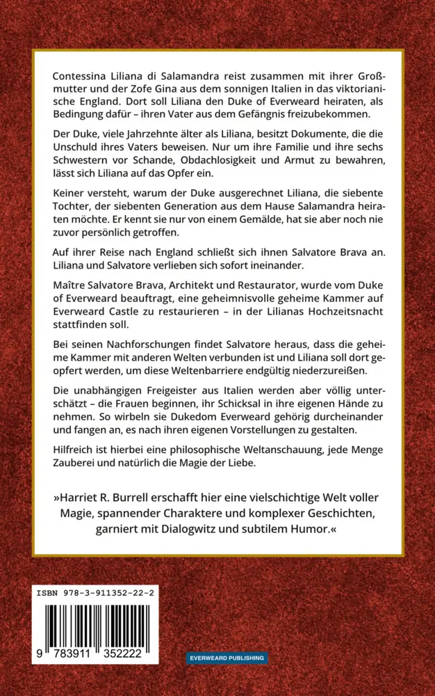 Bild: 9783911352222 | Everweard Castle - Mit Rosen bedacht | Harriet R. Burrell | Buch