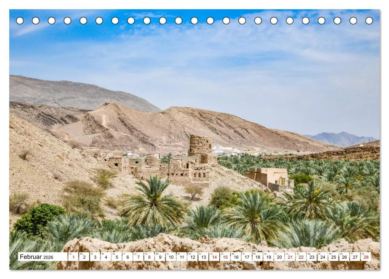 Bild: 9783457792322 | Oman - Perle des Orients (Tischkalender 2026 DIN A5 quer), CALVENDO...