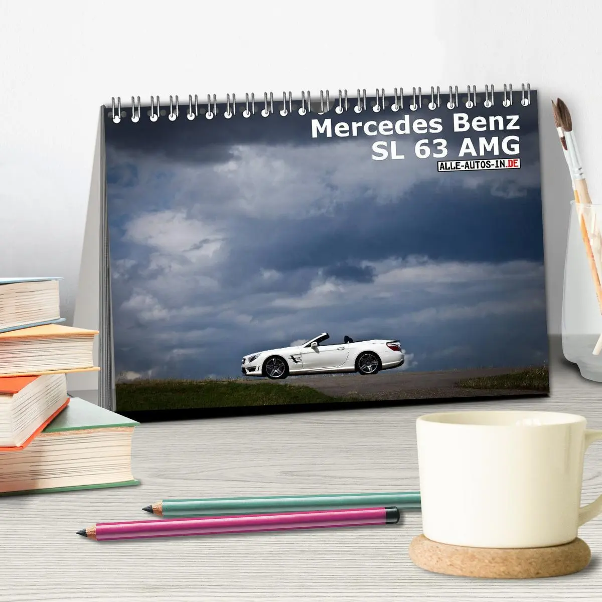 Bild: 9783516192322 | Mercedes-Benz SL 63 AMG (Tischkalender 2026 DIN A5 quer), CALVENDO...