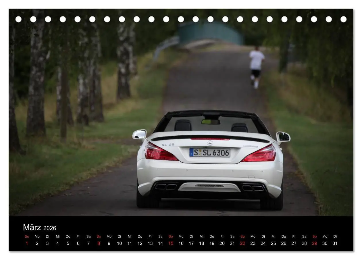 Bild: 9783516192322 | Mercedes-Benz SL 63 AMG (Tischkalender 2026 DIN A5 quer), CALVENDO...