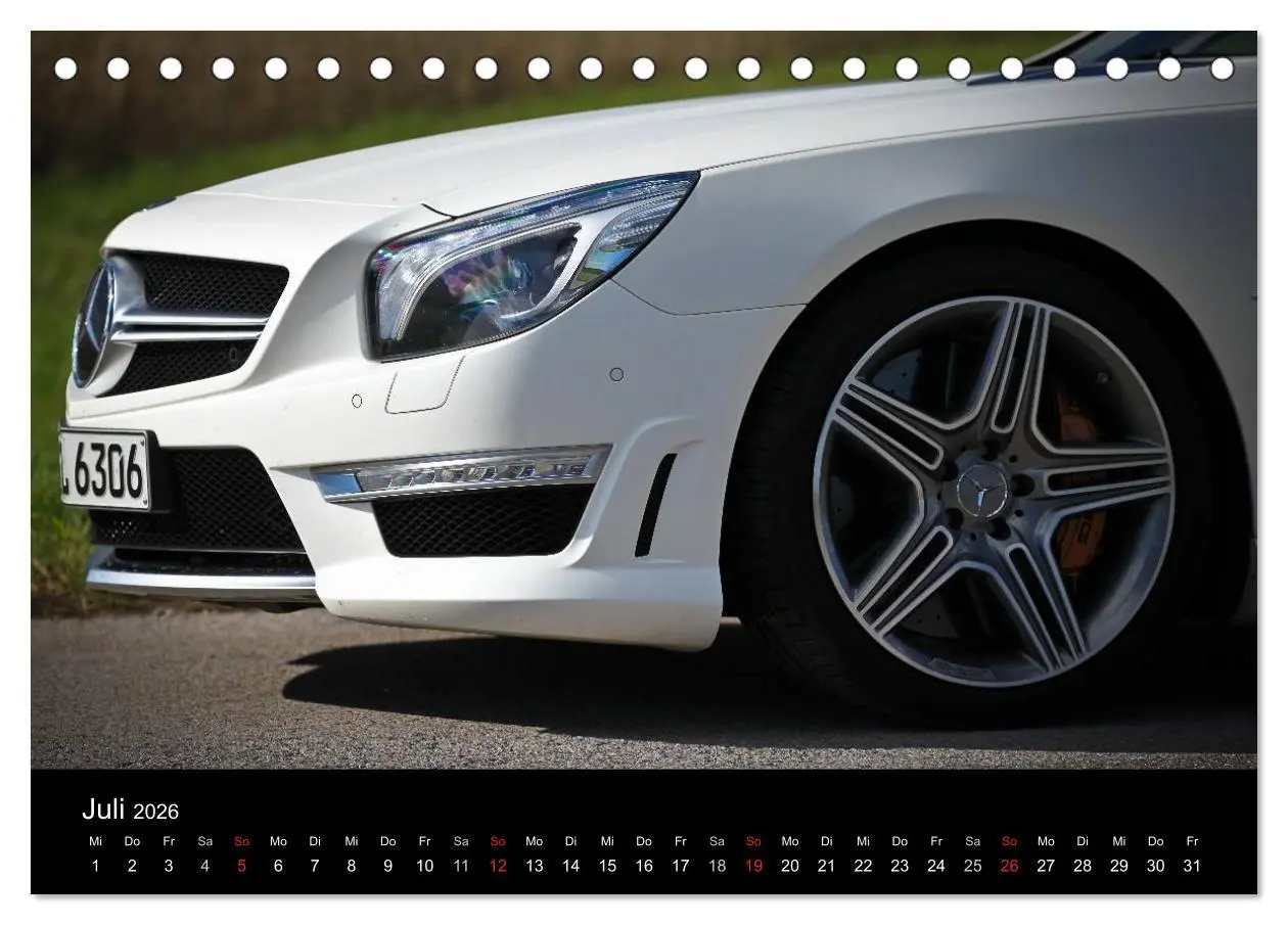 Bild: 9783516192322 | Mercedes-Benz SL 63 AMG (Tischkalender 2026 DIN A5 quer), CALVENDO...