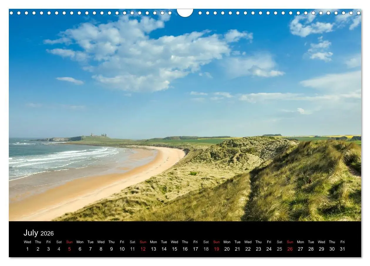Bild: 9783516572322 | Scenes from Northumberland (Wall Calendar 2026 DIN A3 landscape),...