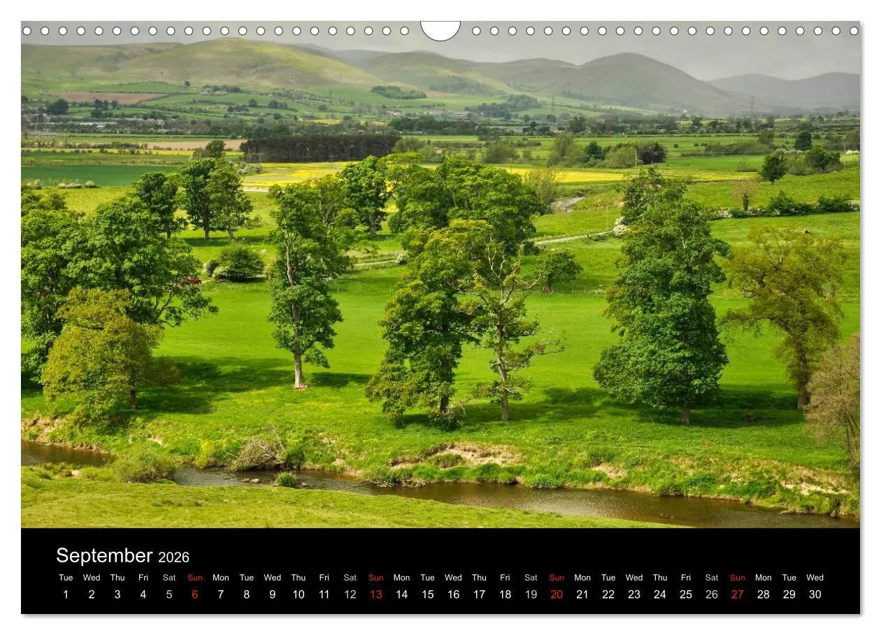 Bild: 9783516572322 | Scenes from Northumberland (Wall Calendar 2026 DIN A3 landscape),...