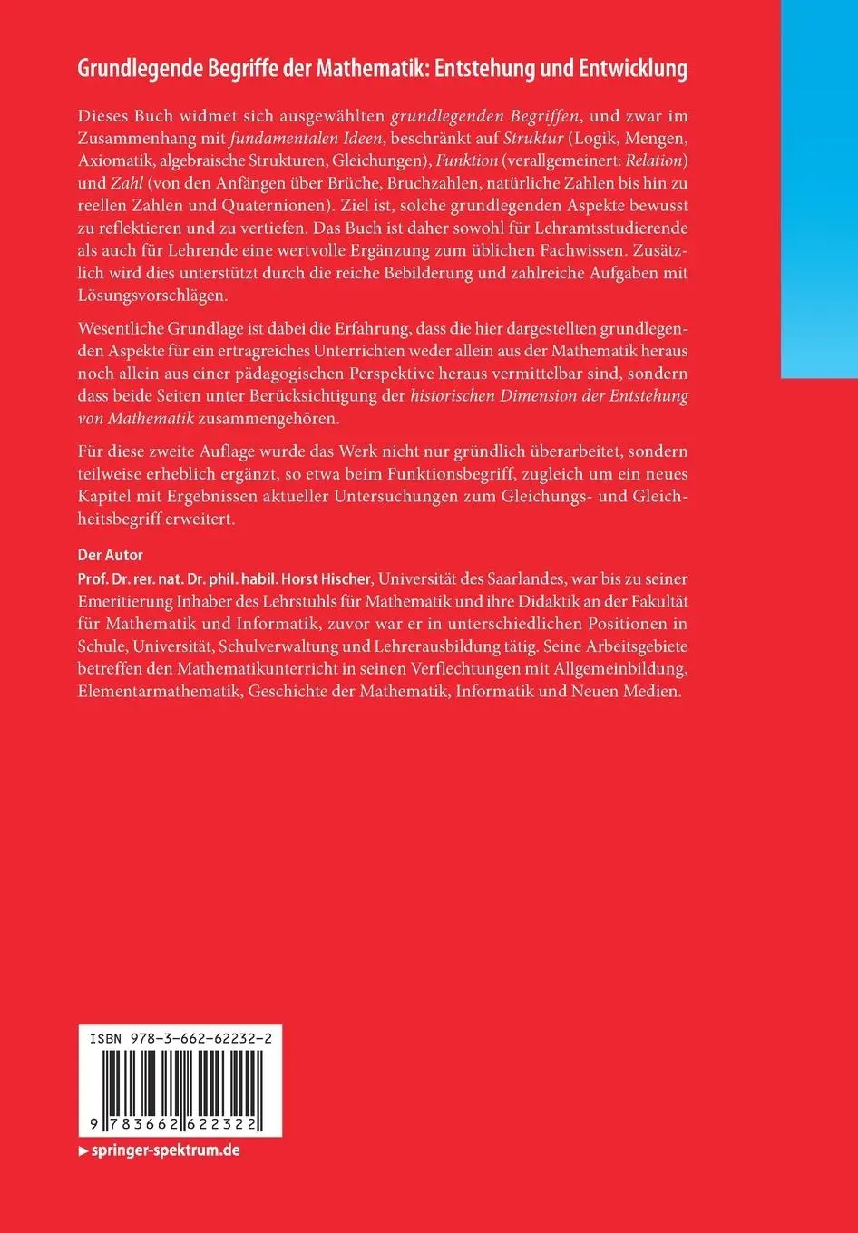Rückseite: 9783662622322 | Grundlegende Begriffe der Mathematik: Entstehung und Entwicklung