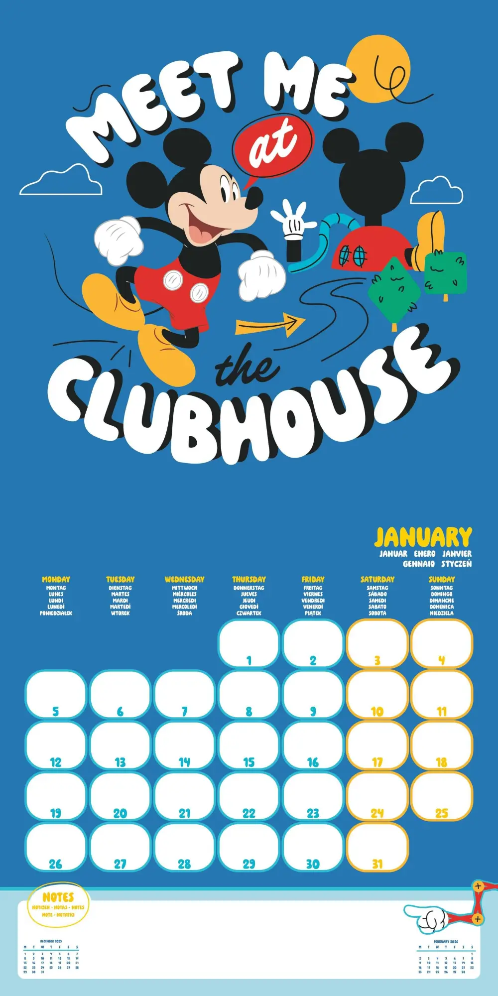 Bild: 9781804232422 | MICKEY &amp; MINNIE MOUSE - Broschürenkalender im Format 30 x 30 | 28 S.