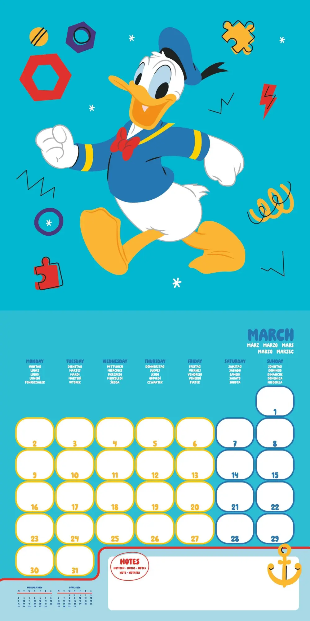 Bild: 9781804232422 | MICKEY &amp; MINNIE MOUSE - Broschürenkalender im Format 30 x 30 | 28 S.