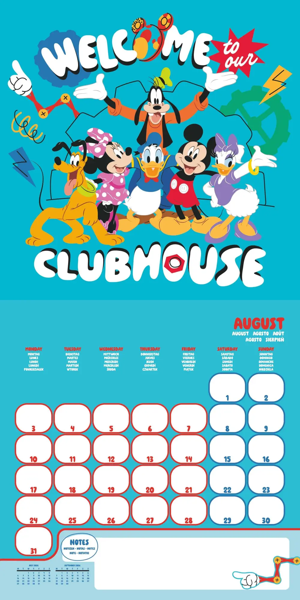 Bild: 9781804232422 | MICKEY &amp; MINNIE MOUSE - Broschürenkalender im Format 30 x 30 | 28 S.