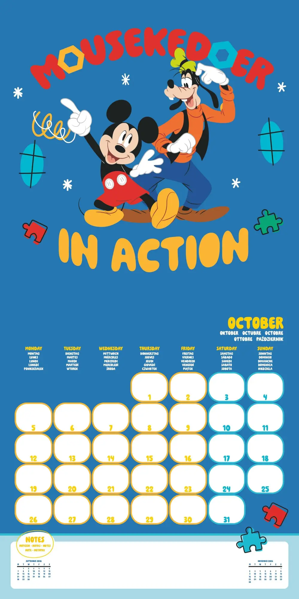 Bild: 9781804232422 | MICKEY &amp; MINNIE MOUSE - Broschürenkalender im Format 30 x 30 | 28 S.