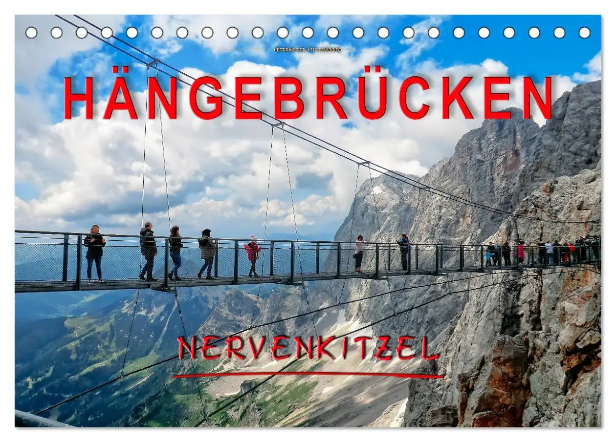 Cover: 9783457922422 | Hängebrücken - Nervenkitzel (Tischkalender 2026 DIN A5 quer),...