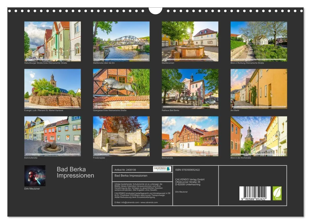 Bild: 9783569652422 | Bad Berka Impressionen (Wandkalender 2027 DIN A3 quer), CALVENDO...