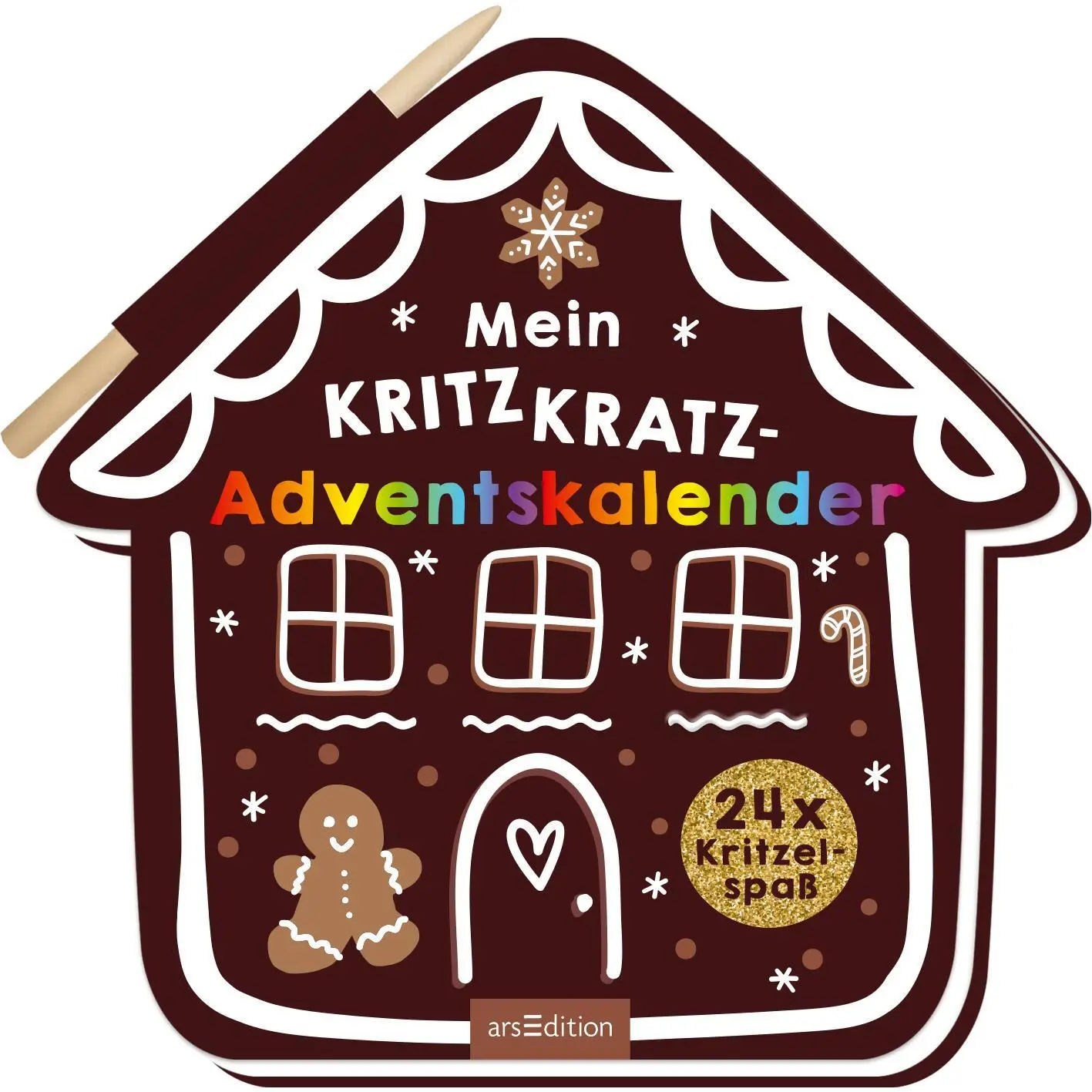 Cover: 9783845862422 | Mein Kritzkratz-Adventskalender | 24 x Kritzelspaß | Taschenbuch