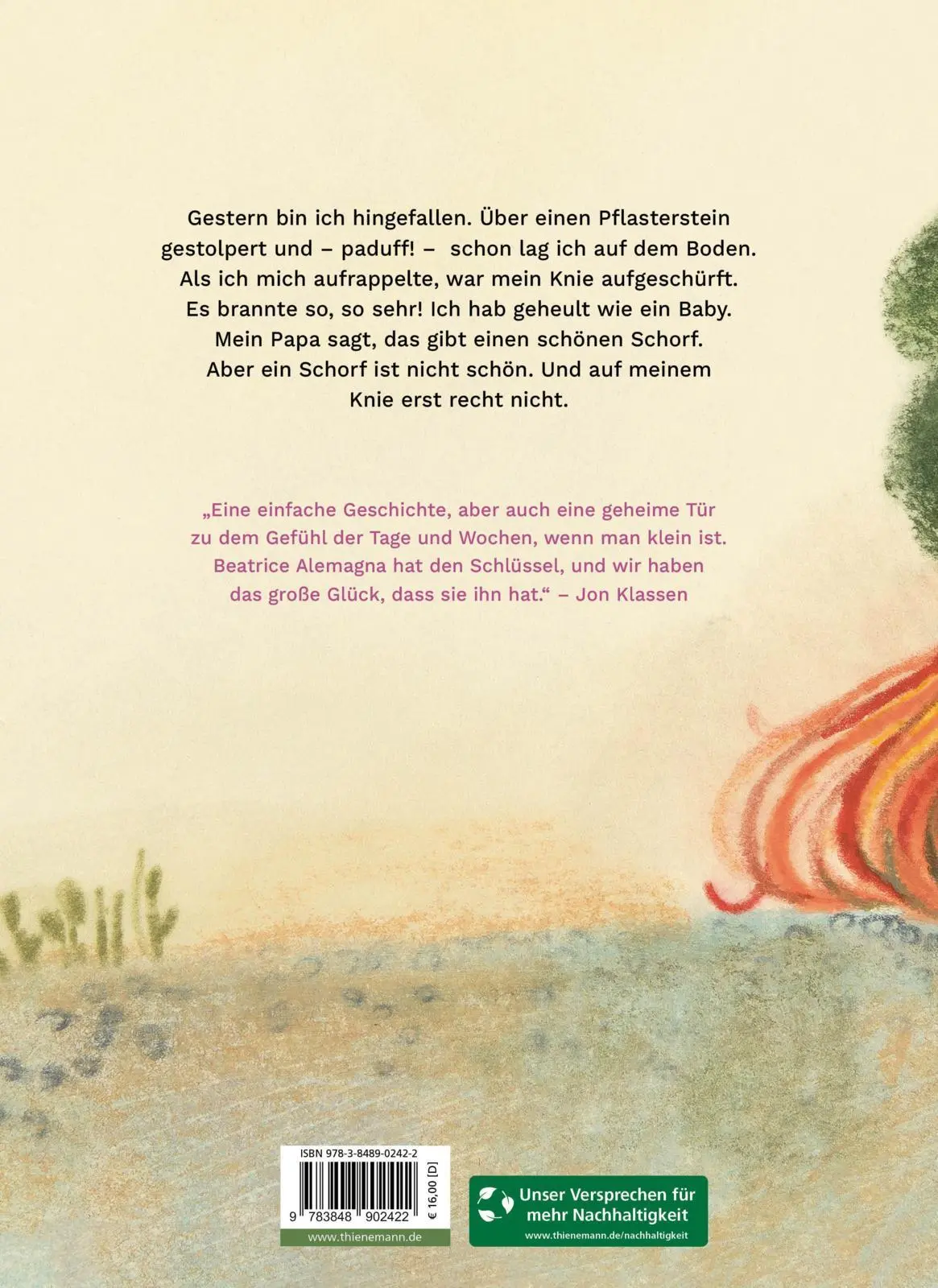Rückseite: 9783848902422 | Der Sommer mit Pepper | Beatrice Alemagna | Buch | 48 S. | Deutsch