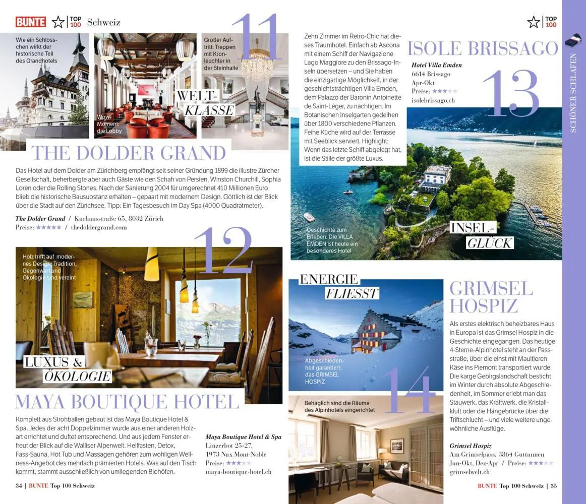 Bild: 9783982172422 | Bunte Top 100 Schweiz | Taschenbuch | 173 S. | Deutsch | 2022 | Burda