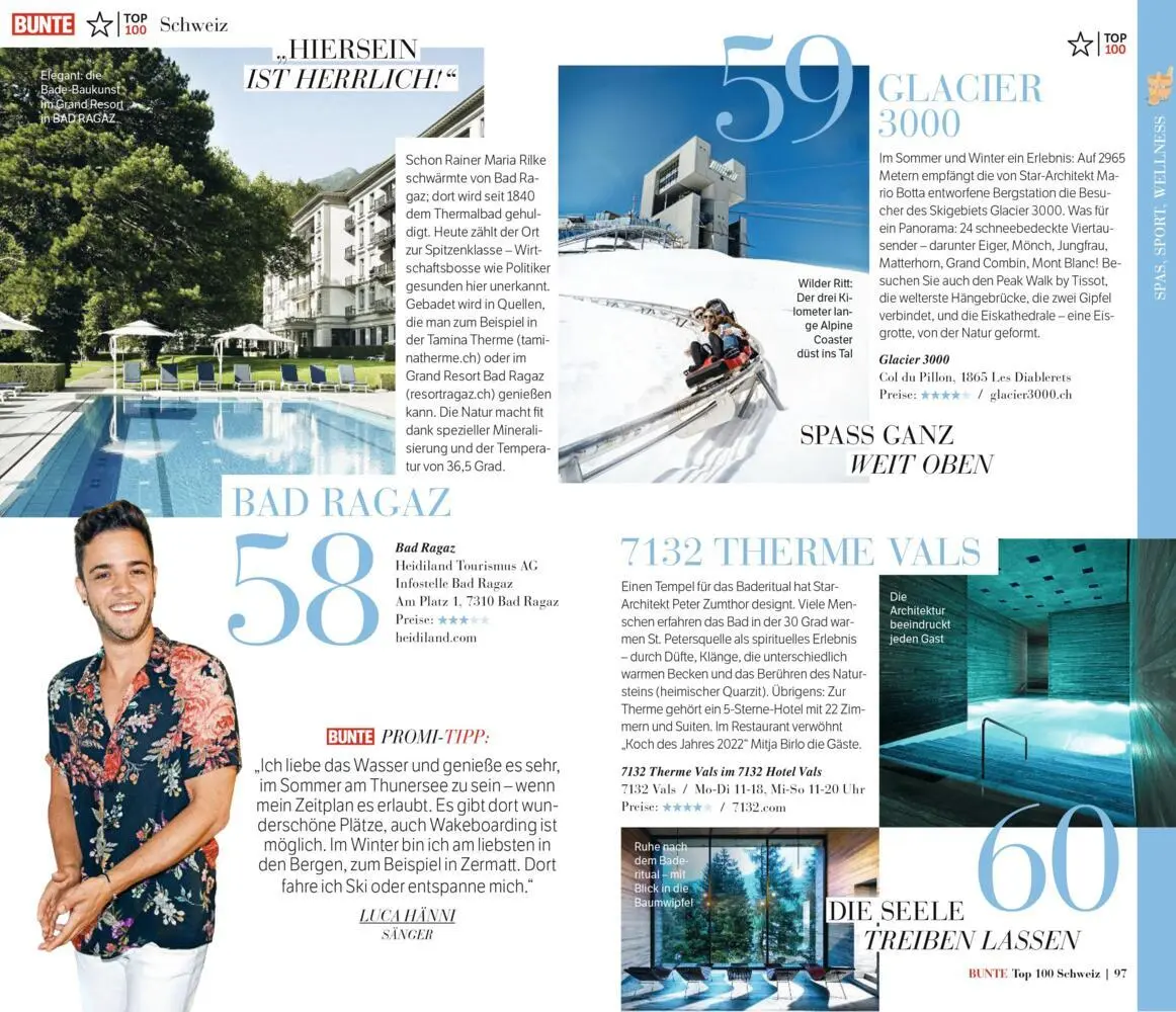 Bild: 9783982172422 | Bunte Top 100 Schweiz | Taschenbuch | 173 S. | Deutsch | 2022 | Burda