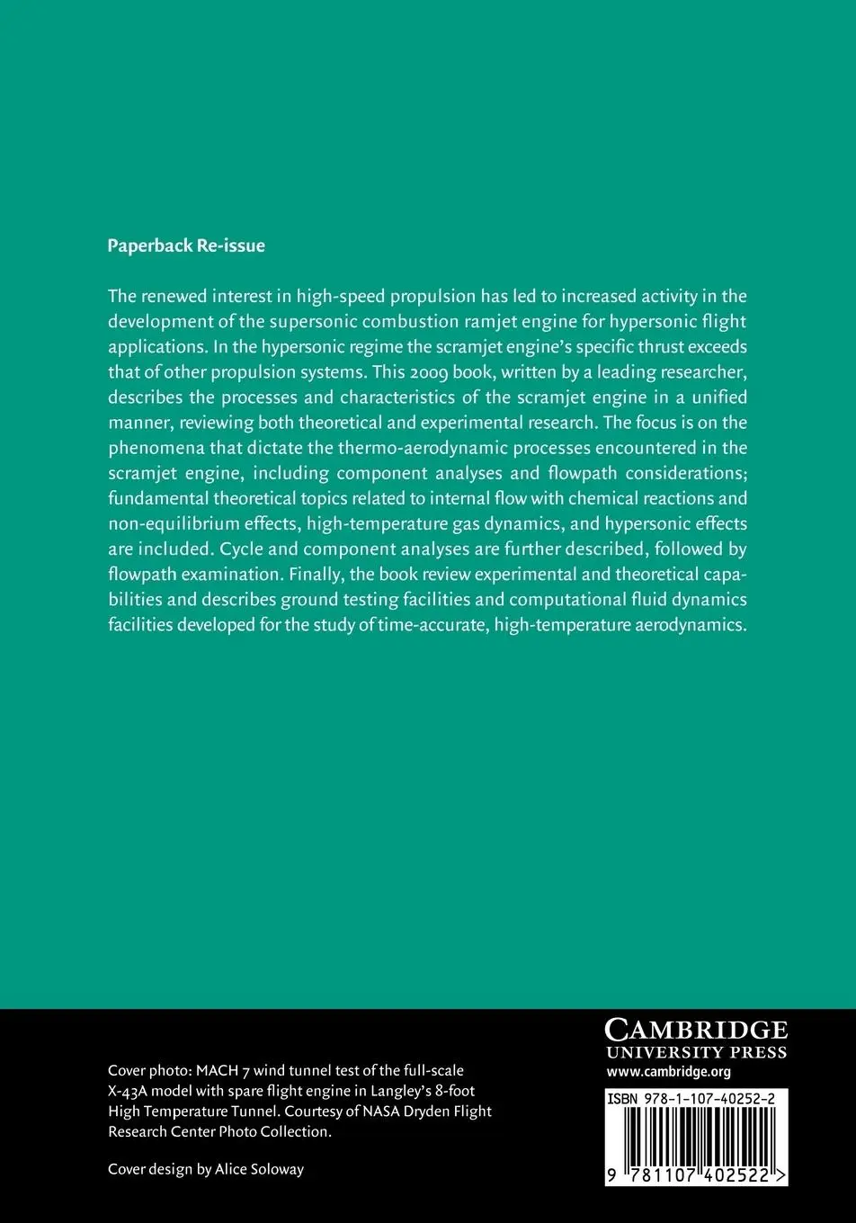 Rückseite: 9781107402522 | The Scramjet Engine | Corin Segal | Taschenbuch | Englisch | 2011