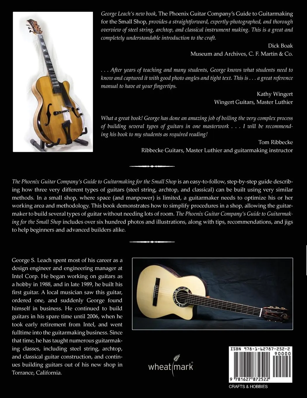Rückseite: 9781627872522 | The Phoenix Guitar Company's Guide to Guitarmaking for the Small Shop