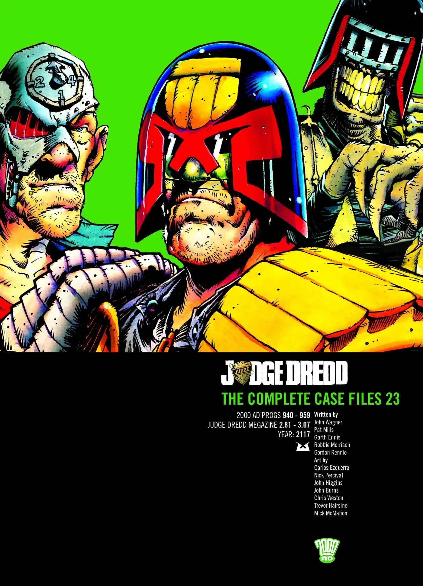 Cover: 9781781082522 | Judge Dredd: The Complete Case Files 23 | John Wagner (u. a.) | Buch