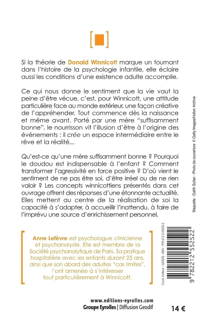 Rückseite: 9782212552522 | 100% Winnicott: Concentré de psy | Anne Lefèvre | Taschenbuch | 2011
