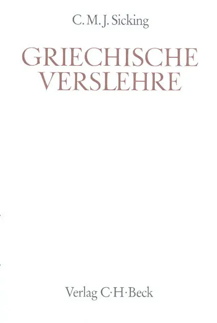 Griechische Verslehre