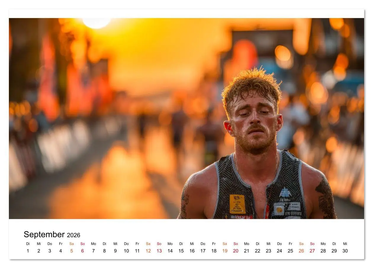 Bild: 9783516622522 | Triathlon - Grenzen verschieben (Tischkalender 2026 DIN A5 quer),...