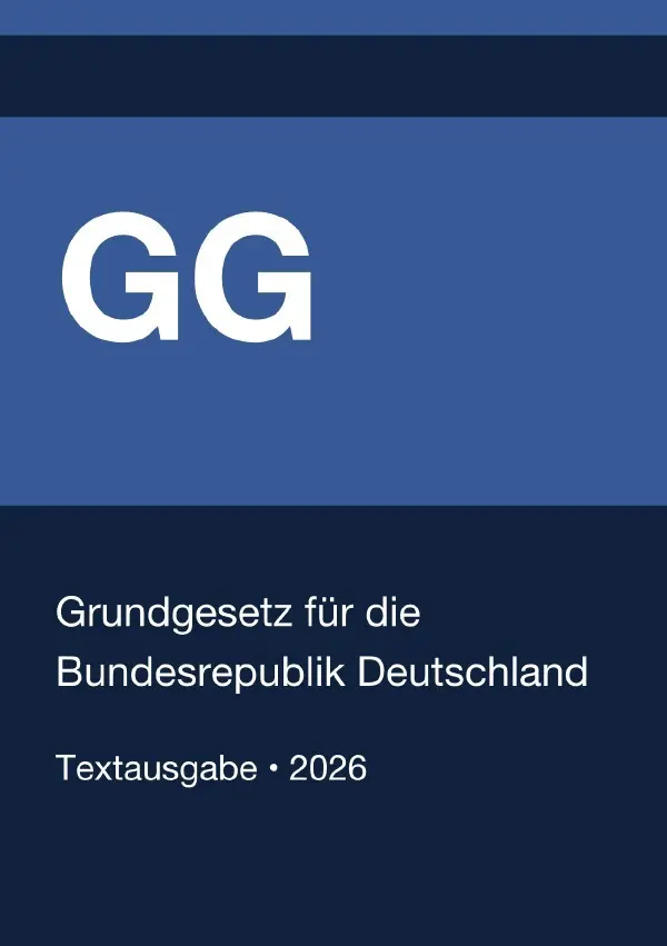 Cover: 9783565132522 | GG - Grundgesetz für die Bundesrepublik Deutschland 2026 | Deutschland