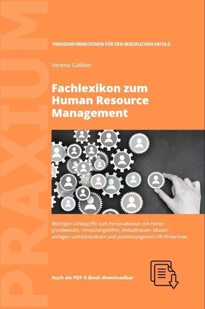 Cover: 9783906092522 | Fachlexikon zum Human Resource Management | Verena Galliker | Buch