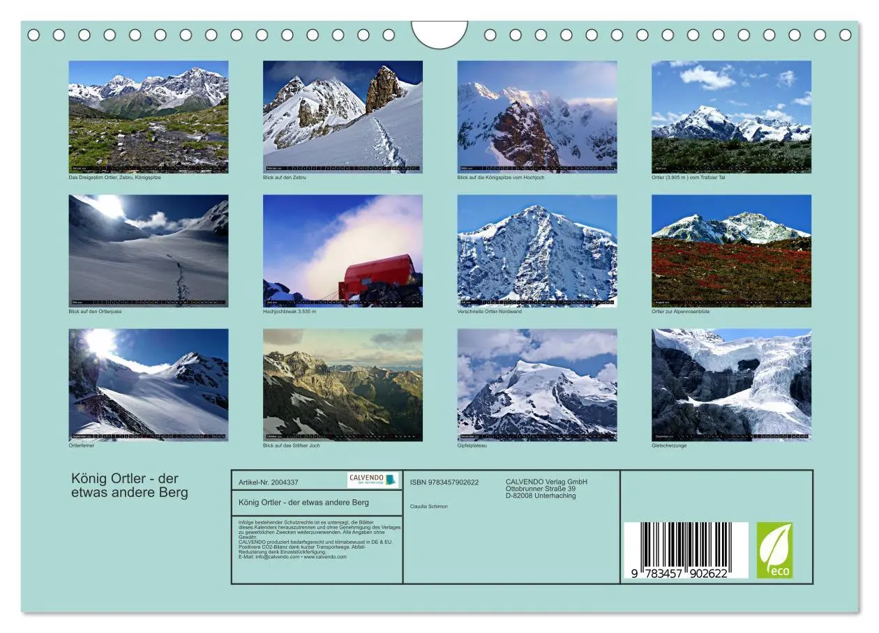 Bild: 9783457902622 | König Ortler - der etwas andere Berg (Wandkalender 2026 DIN A4...