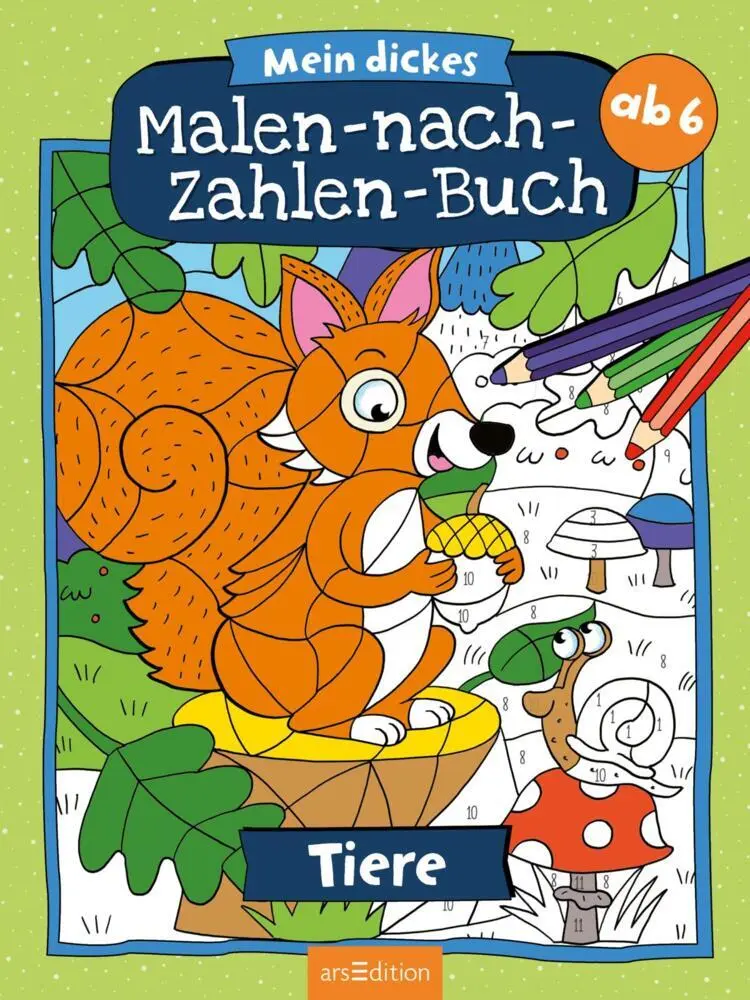 Bild: 9783845842622 | Mein dickes Malen-nach-Zahlen-Buch - Tiere | Christine Thau | Buch