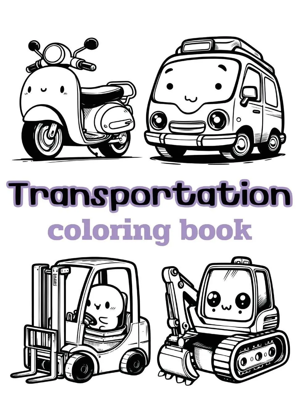 Cover: 9798869022622 | Transportation coloring book | Beccanica K. | Taschenbuch | Englisch