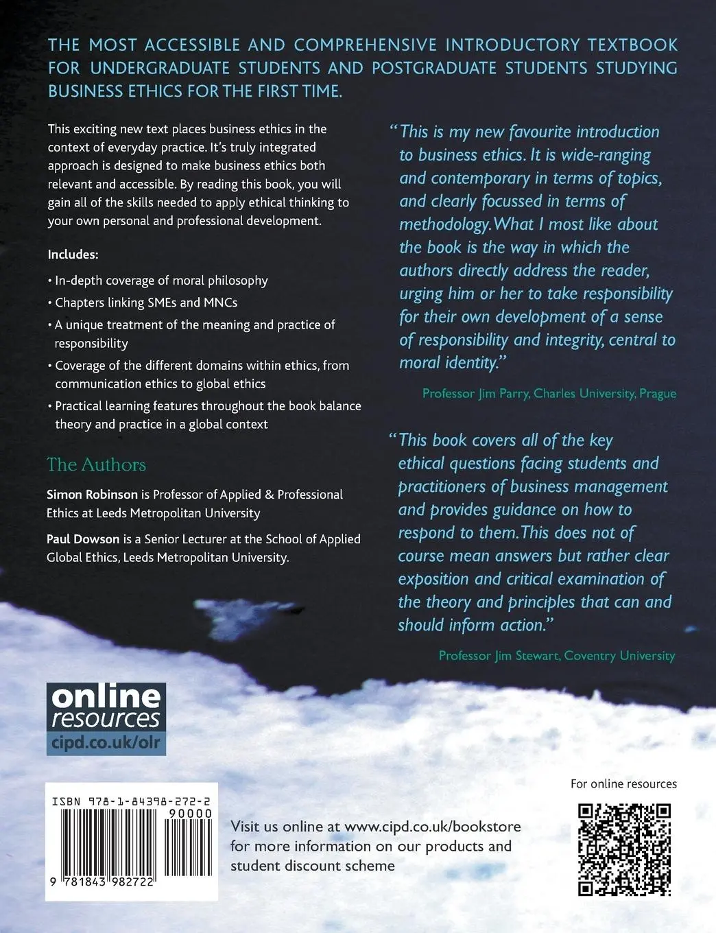 Rückseite: 9781843982722 | Business Ethics in Practice | Simon Robinson (u. a.) | Taschenbuch